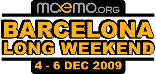 Maemo Barcelona back white