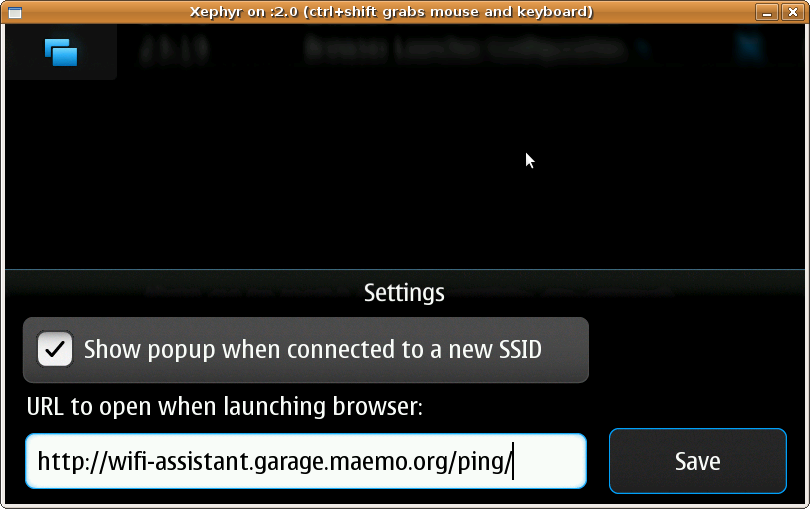 Screenshot of Wifi Assistant daemon settings